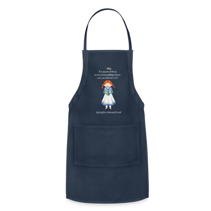 Anne of Green Gables Adjustable Apron - navy