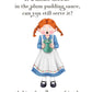 Anne of Green Gables Adjustable Apron (black lettering)